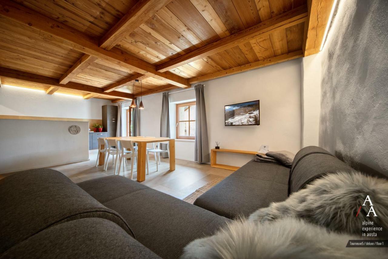 Alp Apartments Ski & Bike - Tourneuve5 アオスタ エクステリア 写真