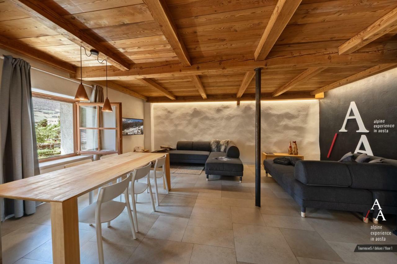 Alp Apartments Ski & Bike - Tourneuve5 アオスタ エクステリア 写真