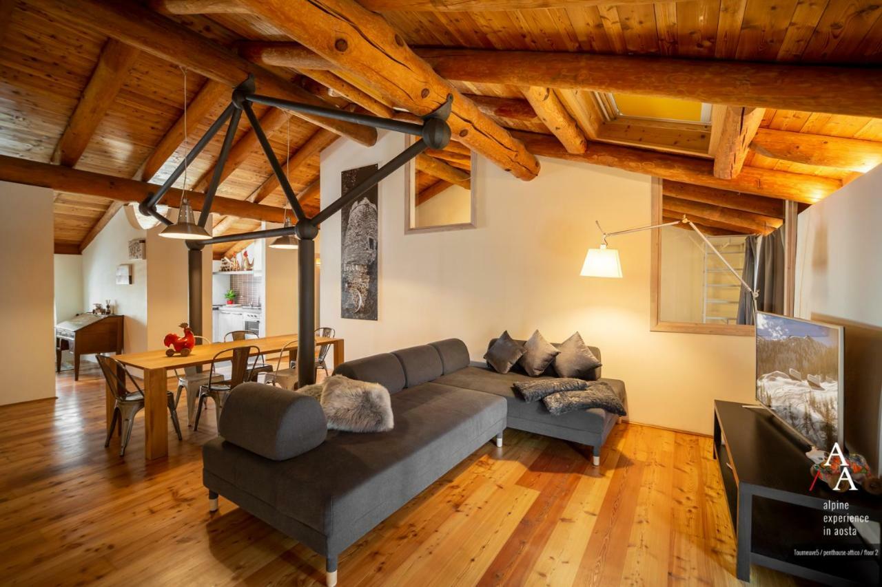 Alp Apartments Ski & Bike - Tourneuve5 アオスタ エクステリア 写真
